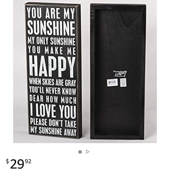 Wooden wall sign - Picture 2 of 2